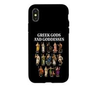 Custodia per iPhone X/XS Divinità greche e dee antiche mitologia olimpionica