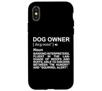 Custodia per iPhone X/XS Dizionario dei proprietari di cani