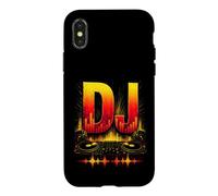 Custodia per iPhone X/XS DJ Disc Jockey Club Disco Rave Psytrance Techno Goa House DnB
