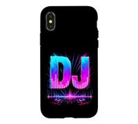 Custodia per iPhone X/XS DJ Diskjockey Club Disco Rave Psytrance Techno Goa House DnB