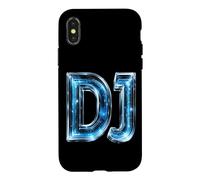 Custodia per iPhone X/XS DJ Diskjockey Club Disco Rave Psytrance Techno Goa House DnB