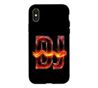 Custodia per iPhone X/XS DJ Diskjockey Club Disco Rave Psytrance Techno Goa House DnB