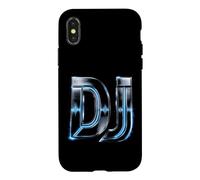 Custodia per iPhone X/XS DJ Diskjockey Club Disco Rave Psytrance Techno Goa House DnB