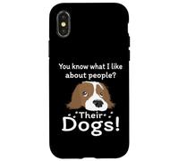 Custodia per iPhone X/XS Dog Groomer Sai cosa mi piace delle persone che amano il loro cane