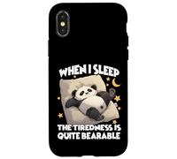 Custodia per iPhone X/XS Dolce pigiama a forma di panda: la maglietta perfetta per i