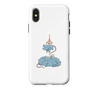 Custodia per iPhone X/XS Dolci topi carini Divertente gru con artigli Gioco Gru con