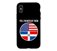 Custodia per iPhone X/XS Domenicano Sì, sono entrambi eredità americana