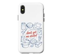 Custodia per iPhone X/XS Don't Get Me Started - Paniere a lievitazione naturale retrò