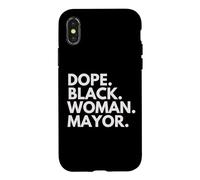Custodia per iPhone X/XS Dope Black Woman Mayor Empowered Black History Month