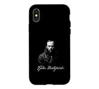 Custodia per iPhone X/XS Dostojevski Romanziere Russo Stile Ritratto