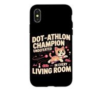 Custodia per iPhone X/XS DOT ATHLON CHAMPION UNDEFEATED IN EVERY LIVING ROOM