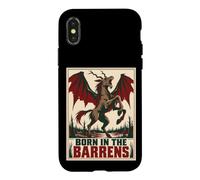 Custodia per iPhone X/XS Drago Nato nel Barrens Heavymetal Mitico
