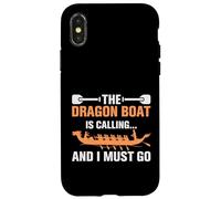 Custodia per iPhone X/XS Dragon Boat chiama equipaggio da corsa Paddler