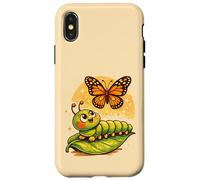 Custodia per iPhone X/XS Dream of the Caterpillar - Simpatico design con farfalla ispiratrice