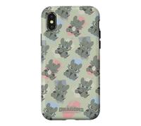 Custodia per iPhone X/XS DreamWorks Dragons Toothless Expression Paint Strokes