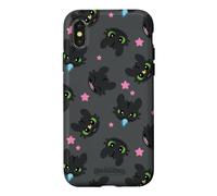 Custodia per iPhone X/XS DreamWorks Dragons Toothless Expressions All Over Print