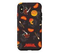 Custodia per iPhone X/XS DreamWorks Kung Fu Panda Mr. Ping Dumplings AOP