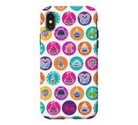 Custodia per iPhone X/XS DreamWorks Trolls Character Icons All Over Print