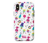 Custodia per iPhone X/XS DreamWorks Trolls Sweet Treats All Over Print
