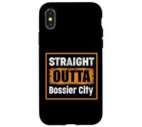 Custodia per iPhone X/XS Dritto Fuori Bossier City Louisiana USA Retro Vintage