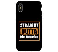 Custodia per iPhone X/XS Dritto Fuori Rio Rancho New Mexico USA Distressed Vintage