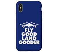 Custodia per iPhone X/XS Drone Fly Buona Terra Gooder