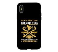 Custodia per iPhone X/XS Duck Hunting The Only Time It's Not Awkward To Get A Woodie