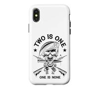 Custodia per iPhone X/XS Due è uno, uno è nessuno - Preparazione, Militare, Motivazione