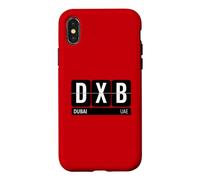 Custodia per iPhone X/XS DXB Dubai Emirati Arabi Viaggi Codice Aeroporto Paese Souvenir