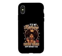 Custodia per iPhone X/XS È il mio compleanno giugno maggio Gemini Queen donne afroamericane