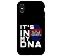 Custodia per iPhone X/XS È Nel Mio DNA Cambogia Impronte Digitali Design