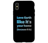 Custodia per iPhone X/XS Earth Is Your Mom Love Eco Go Green - Dichiarazione di Eco Warrior