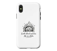Custodia per iPhone X/XS Earth Wind and Fire Funny Pottery Wheel Ceramics