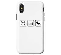 Custodia per iPhone X/XS Eat Sleep Tölt - Cavallo islandese