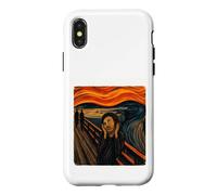 Custodia per iPhone X/XS Ecce homo urlare cecilia divertente cool grafica Gesù