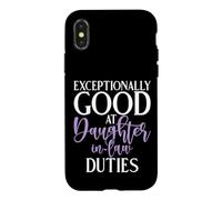 Custodia per iPhone X/XS Eccezionalmente bravo in Doveri della figlia in legge