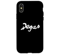Custodia per iPhone X/XS Edgar Degas Signature Impressionismo Pittore Insegnante d'arte