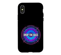 Custodia per iPhone X/XS EDM Dubstep Basshead Drop The Bass Speaker