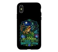 Custodia per iPhone X/XS El Coqui Sings Boricuas Ascolta