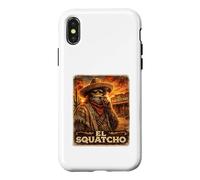 Custodia per iPhone X/XS El Squatcho The Outlaw Retro Bigfoot Western