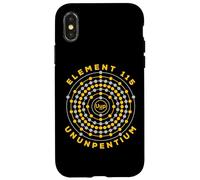 Custodia per iPhone X/XS Element 115 Atomic Number Ununpentium Anti Gravity Moscovium