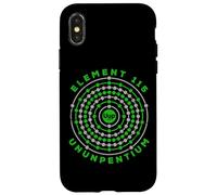 Custodia per iPhone X/XS Element 115 Moscovium Atomic Number Anti Gravity Ununpentium