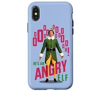 Custodia per iPhone X/XS Elf Movie He's an Angry Elf