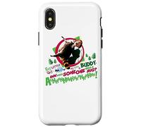 Custodia per iPhone X/XS Elf Movie Hey Little Guy Does Somebody Need a Hug?