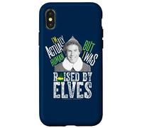 Custodia per iPhone X/XS Elf Movie Not Human Raised By Elves