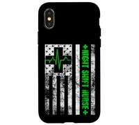 Custodia per iPhone X/XS Emergency Department Intensive Care Unit Night Shift Nurse