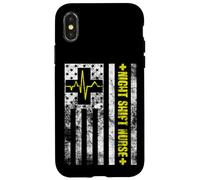 Custodia per iPhone X/XS Emergency Department Intensive Care Unit Night Shift Nurse