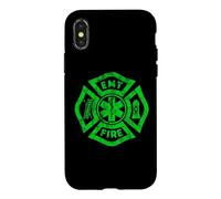 Custodia per iPhone X/XS Emergency Medical Services EMS EMR EMT Firefighter Paramedic