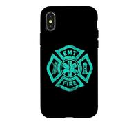 Custodia per iPhone X/XS Emergency Medical Services EMS EMR EMT Firefighter Paramedic
