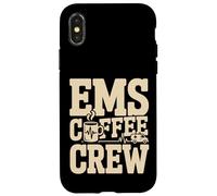 Custodia per iPhone X/XS EMS Coffee Crew Paramedico EMT Primo soccorritore